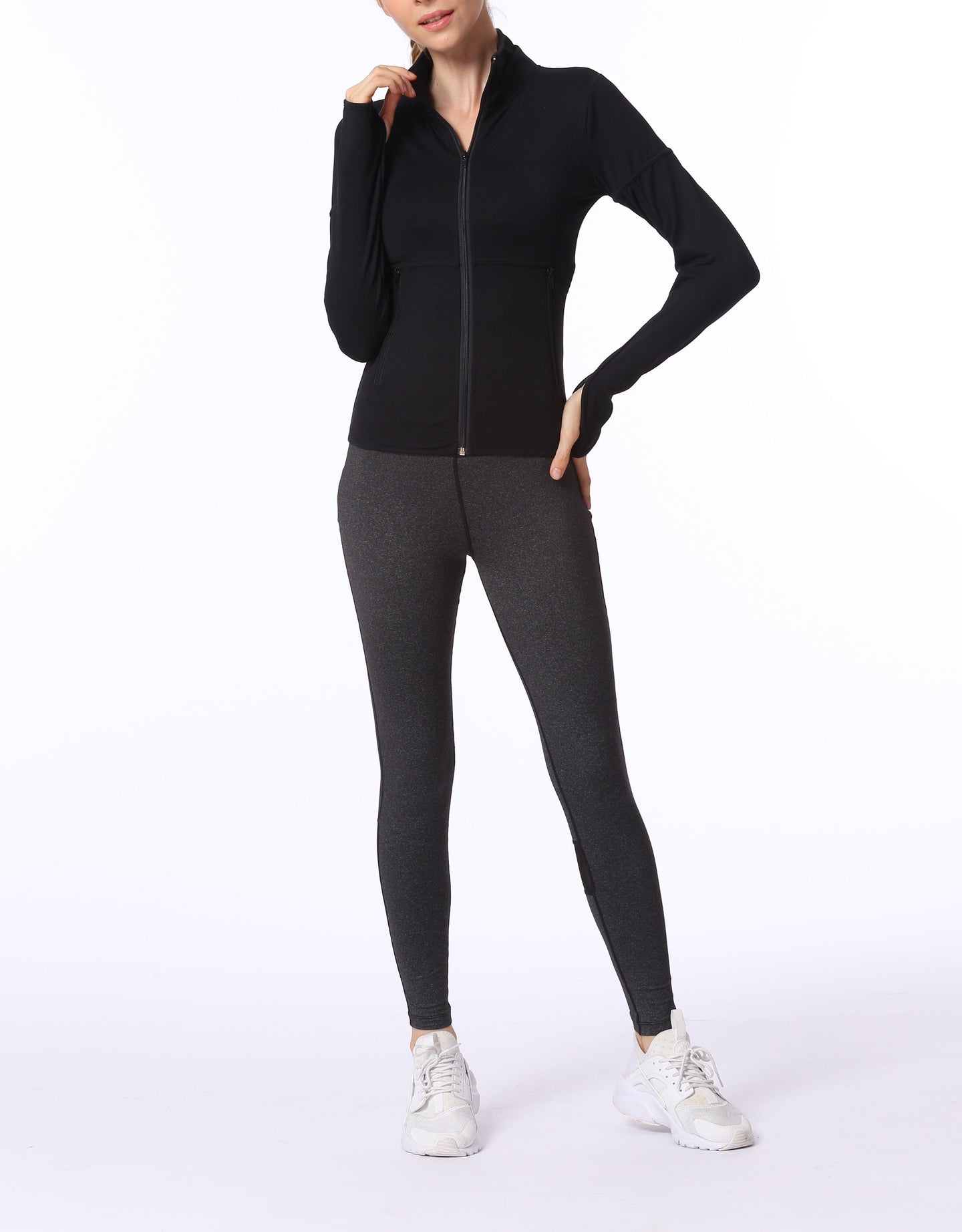 Icy Black Jacket - EMIACTIVE